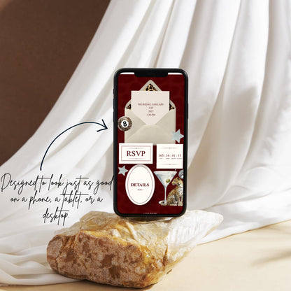 Leopard Print Birthday Invitation Website Template 01 | Canva Digital Evite with RSVP