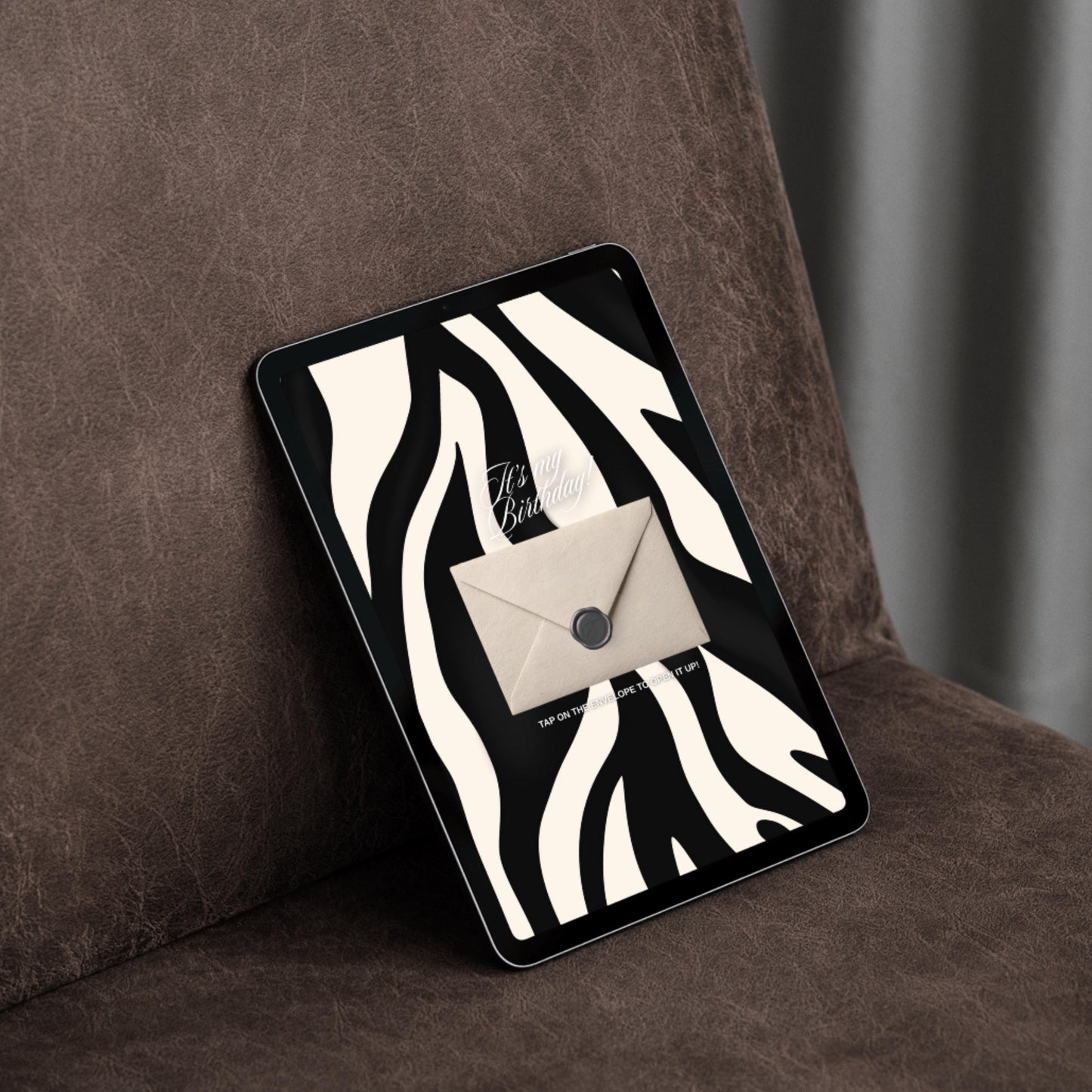 Zebra Print Birthday Invitation Website Template 02 | Canva Digital Evite with RSVP