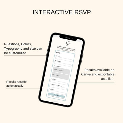 Impressionist Fine Art Wedding Website Template 02 | Canva Digital Invitation with RSVP