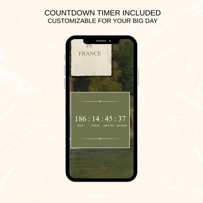 Luxury Wedding Website Template 01 | Canva Digital Invitation with RSVP and Countdown
